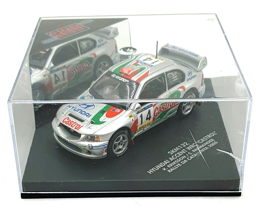 Skid 1/43 Scale SKM132 Hyundai Accent WRC "CASTROL" #14 Rally Da Catalunya 2000