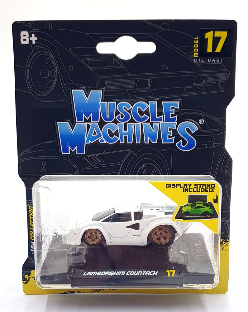 Muscle Machines 1/64 Scale 15526 - Lamborghini Countach - White
