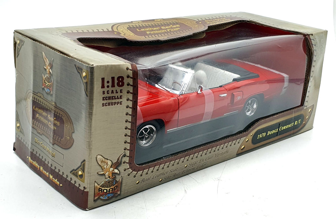 Road Signature 1/18 Scale 92547 - 1970 Dodge Coronet R/T - Red/White