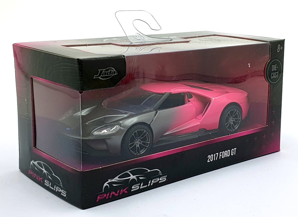Jada Toys 1/32 Scale 34851 - 2017 Ford GT - Silver/Pink