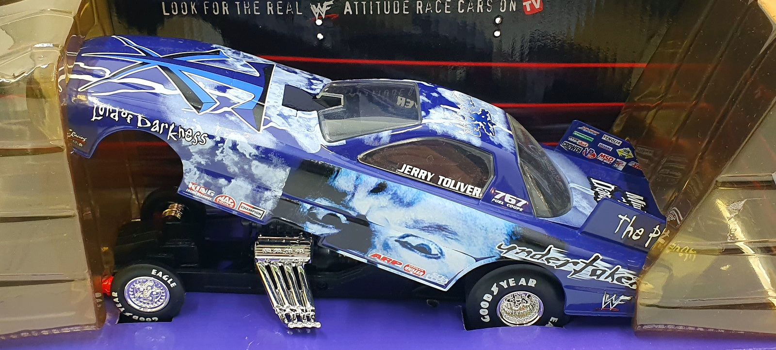 Road Champs 1/43 Scale 85700 - WWF Attitude Racing Lord Of Darkness - Toliver