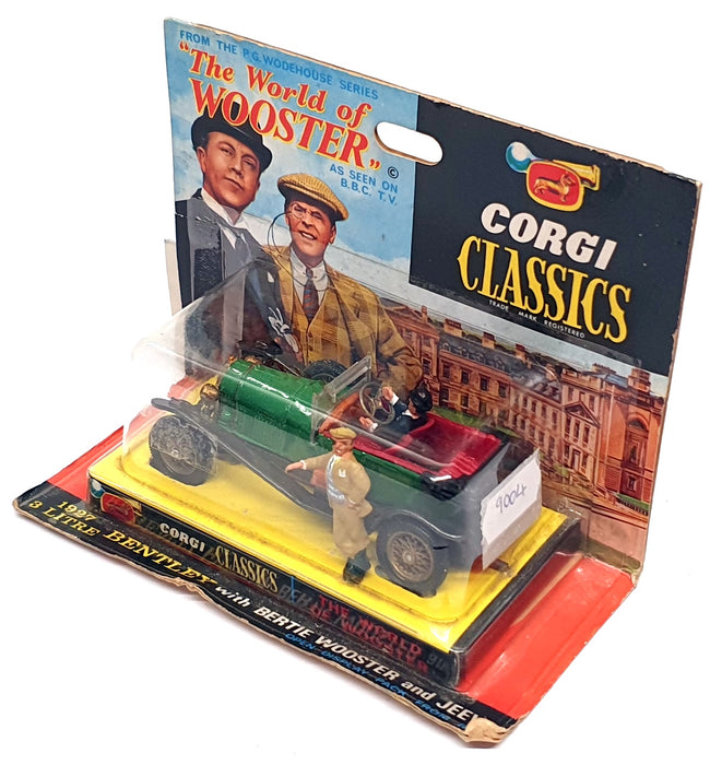 Corgi Original Diecast 9004 - 1927 Bentley 3L + Jeeves & Worcester Figs - Green