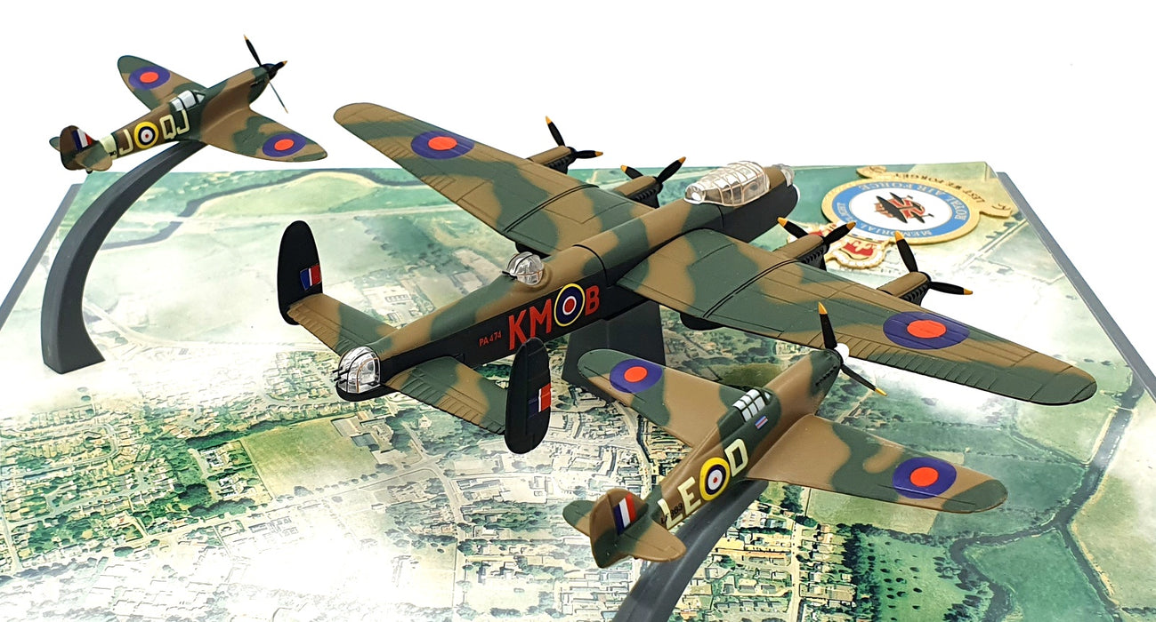 Corgi 1/144 Scale Diecast 49501 - Lancaster, Spitfire & Hurricane Set