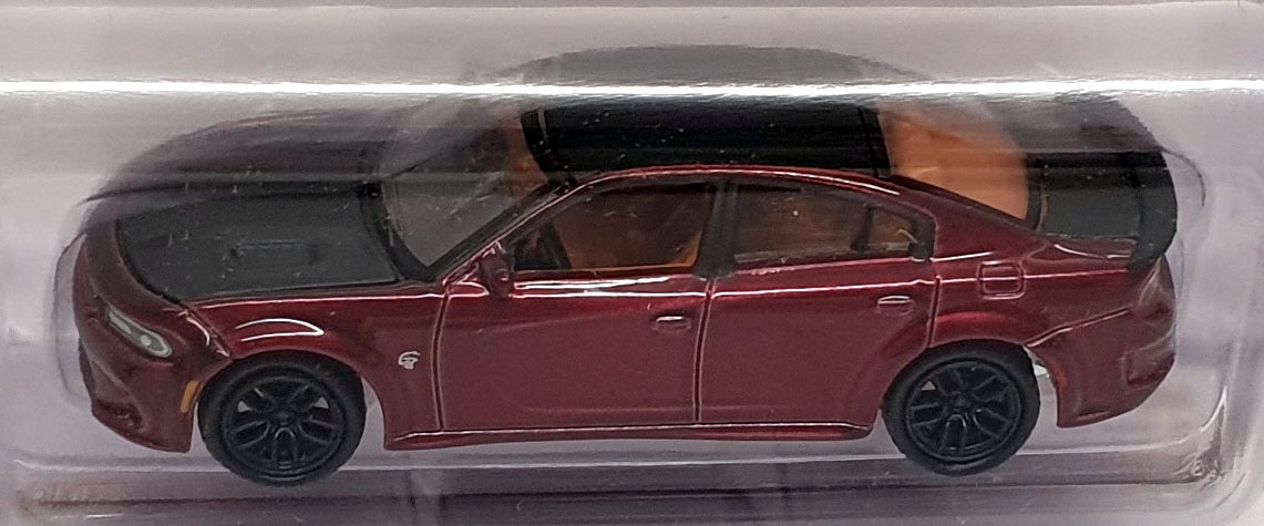 Auto World 1/64 Scale AWSP172/24B - 2021 Dodge Charger SRT Hellcat Redeye Maroon