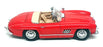 Burago 1/18 Scale Diecast 7524H - Mercedes Benz 300SL - Red