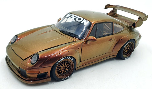 UT 1/18 Scale Diecast 7224V - Porsche 911 GT2 - Standox Magenta/Gold
