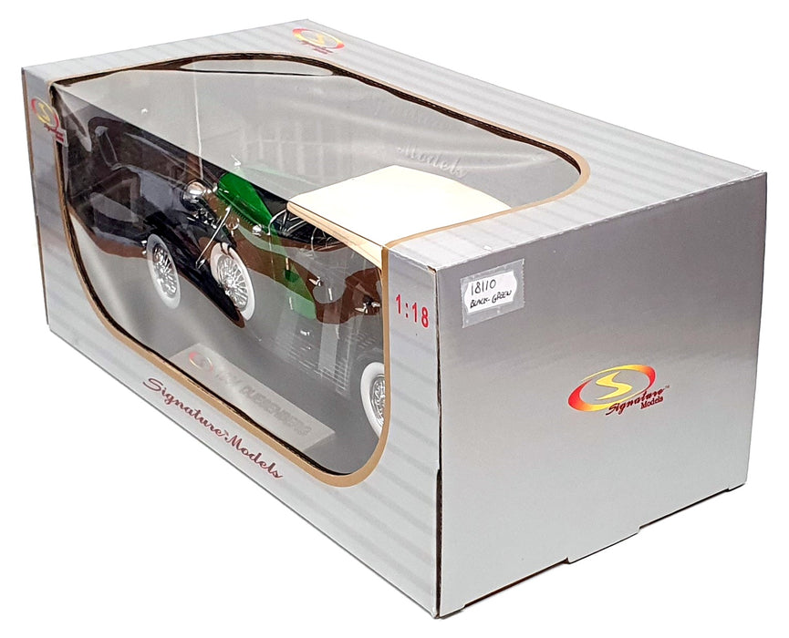 Signature Models 1/18 Scale 18110 - 1934 Duesenberg - Black/Green