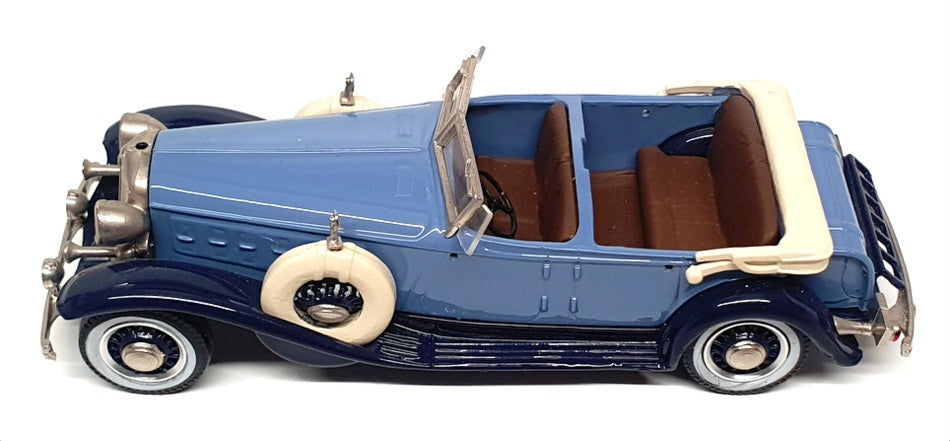 Western Models 1/43 Scale WMS37X - 1933 Chrysler Imperial Le Baron - Blue