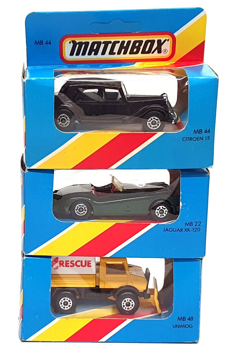 Matchbox Diecast SET019 - Set Of 9 Assorted Model Vehicles Jaguar Citroen Etc.