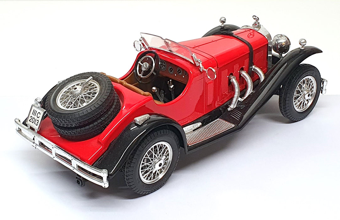 Burago 1/18 Scale Diecast 26725J - 1928 Mercedes Benz SSK - Red