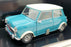Solido 1/18 Scale Diecast 71822 - Austin Mini Cooper - Teal/White Roof
