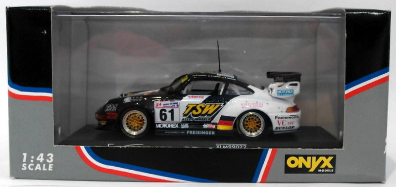 Onyx 1/43 Scale XLM99022 - Porsche 911 GT2 TSW - #61 Le Mans 1999