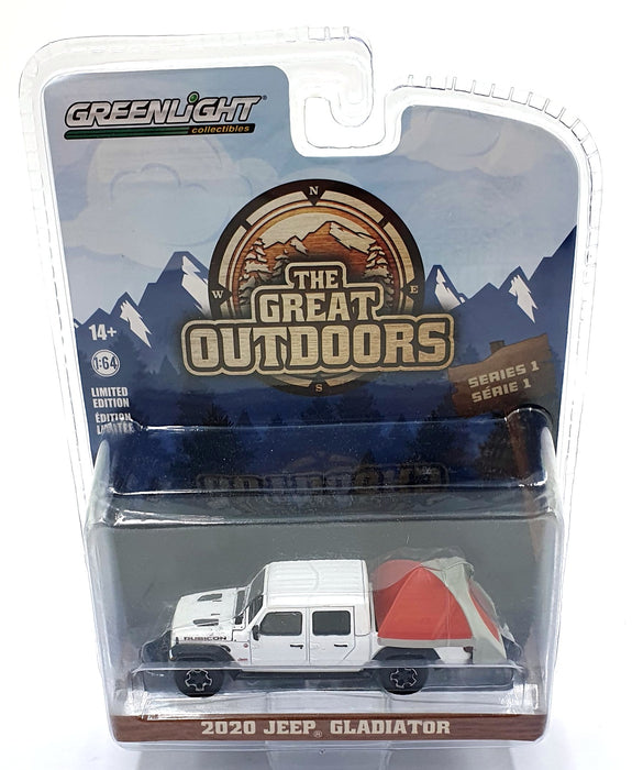 Greenlight 1/64 Scale 38010-D - 2020 Jeep Gladiator - White