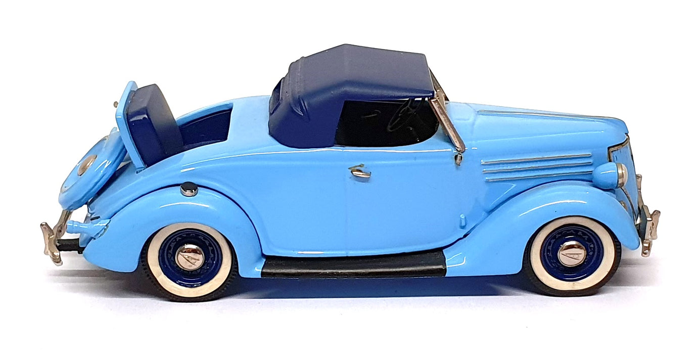 Minimarque 43 1/43 Scale US6b - 1936 Ford V8 Roadster Top Up - Lt. Blue