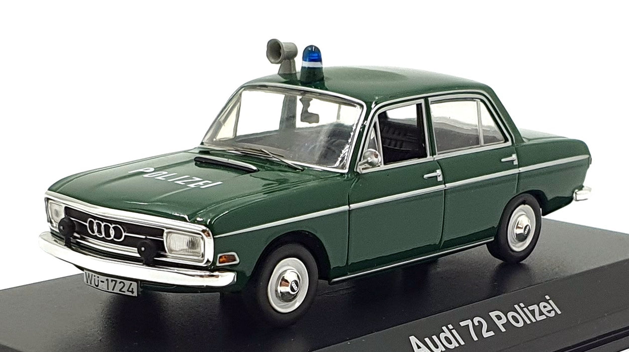 Norev 1/43 Scale 830024 - Audi 72 Polizei Car - Green