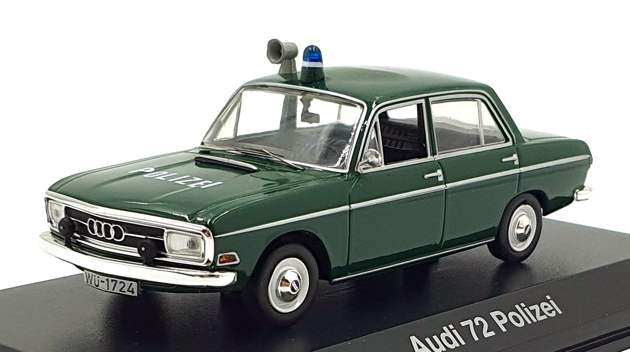 Norev 1/43 Scale 830024 - Audi 72 Polizei Car - Green