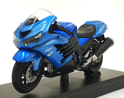 Maisto 1/18 Scale 39300 - Kawasaki Ninja ZX-14R Motorbike - Blue