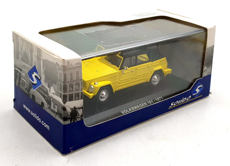 Solido 1/43 Scale Diecast S4305100 - 1971 Volkswagen 181 - Yellow