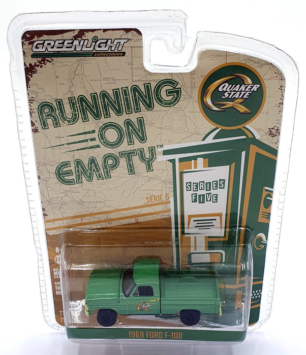 Greenlight 1/64 Scale 41050-D - 1969 Ford F-100 Truck - Green