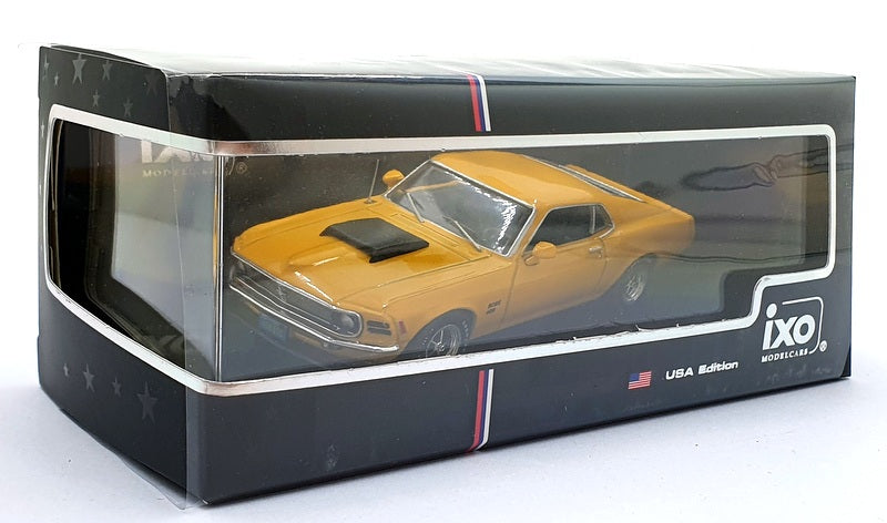 Ixo 1/43 Scale U43RDC002 - 1970 Ford Mustang Boss 429 - Yellow