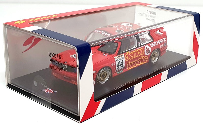 Spark Model 1/43 Scale UK016 - BMW E30 M3 Thruxton BTCC 1988 Ronald Ratzenberger