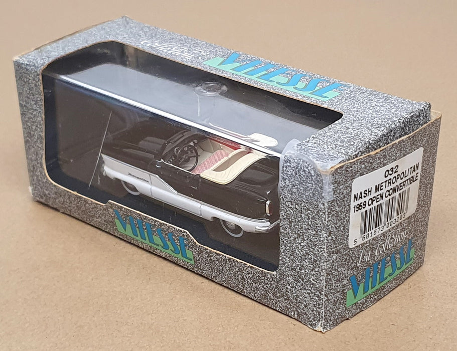Vitesse 1/43 Scale 032 - 1959 Nash Metropolitan Open Convertible - Black