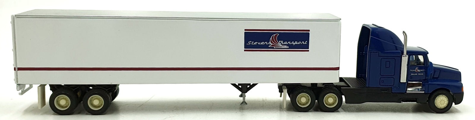 PEM 30cm Long Diecast M70507 Kenworth T600A Stevens Transport Truck - Blue/White