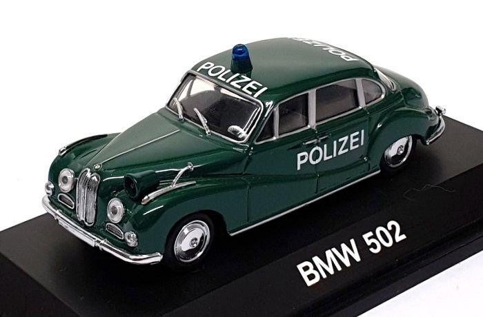 Schuco 1/43 Scale Diecast 02042 - BMW 502 Polizei - Green