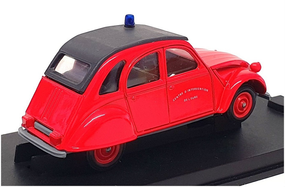 Verem 1/43 Scale Diecast 216 - Citroen 2CV Pompiers Fire - Red