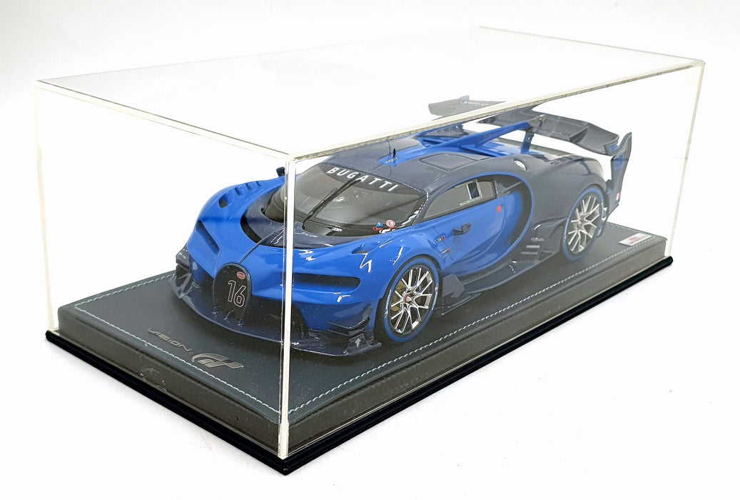 MR Models 1/18 Scale BUG05A - Bugatti Vision Gran Turismo - Light Blue/Carbon