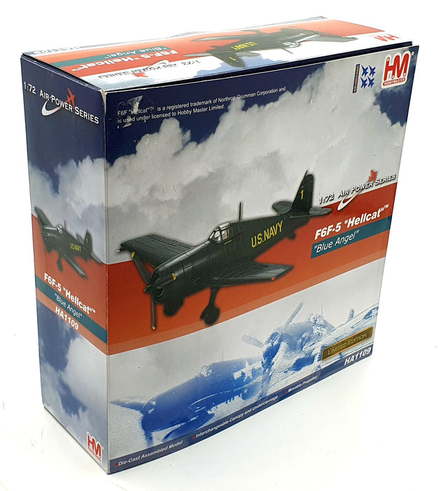 Hobby Master 1/72 Scale HA1109 - F6F-5 'Hellcat' Blue Angle U.S.Navy
