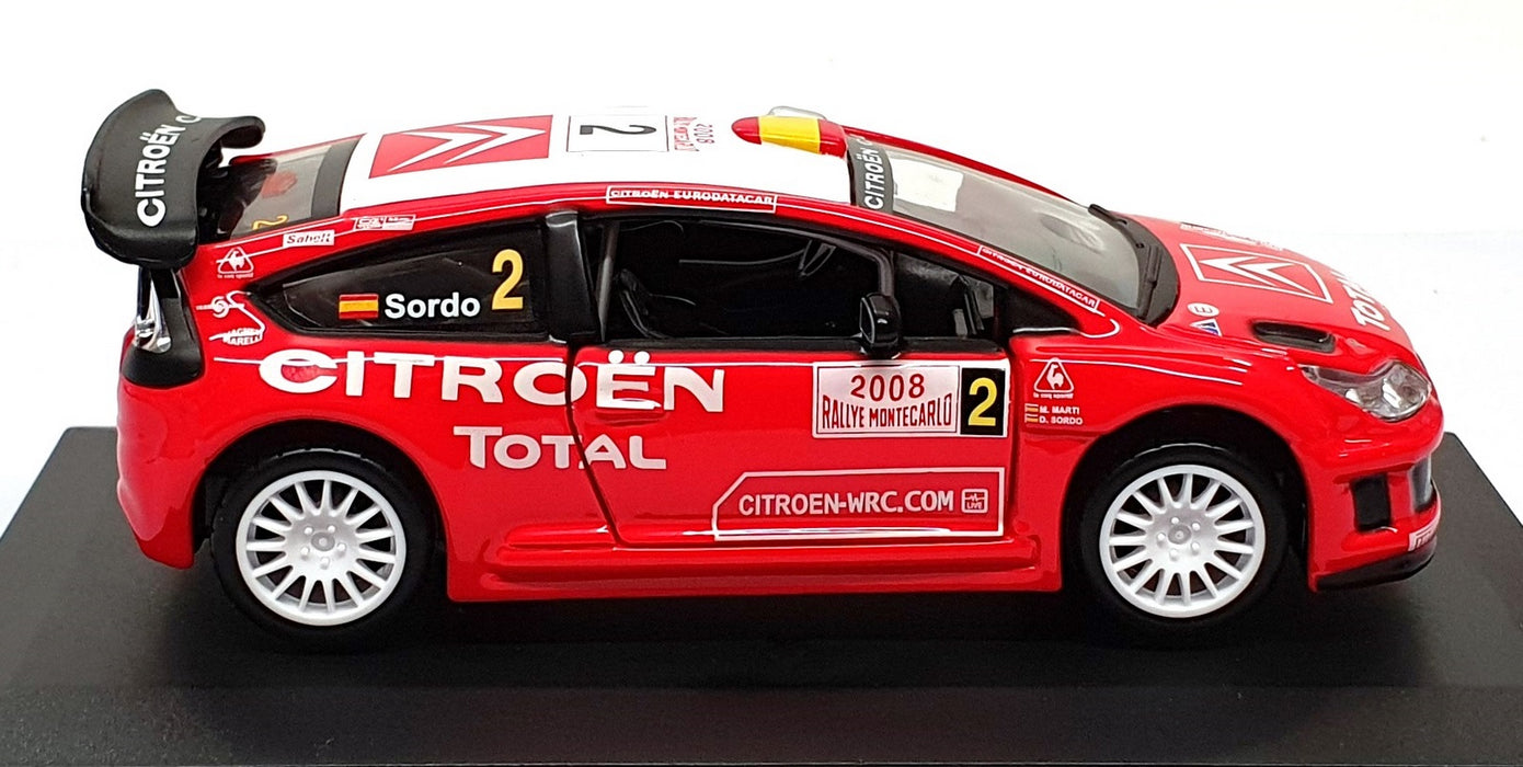 Burago 1/32 Scale B3208 - Citroen C4 WRC #2 Monte Carlo Rally 2008 Sordo