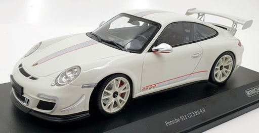 Minichamps 1/18 Scale Diecast 155 062221 - Porsche 911 GT3 RS 4.0 2011 - White