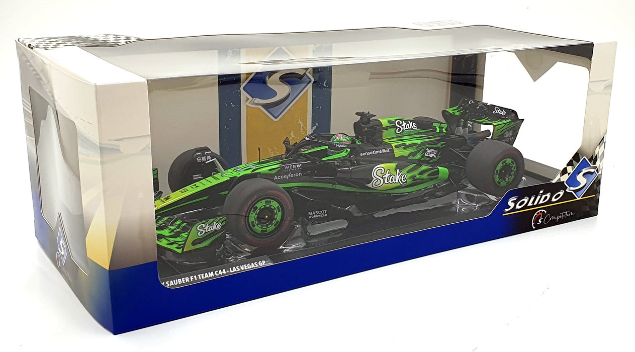 Solido 1/18 Scale Diecast S1814104 - Kick Sauber F1 Team C44 #77 Las Vegas GP