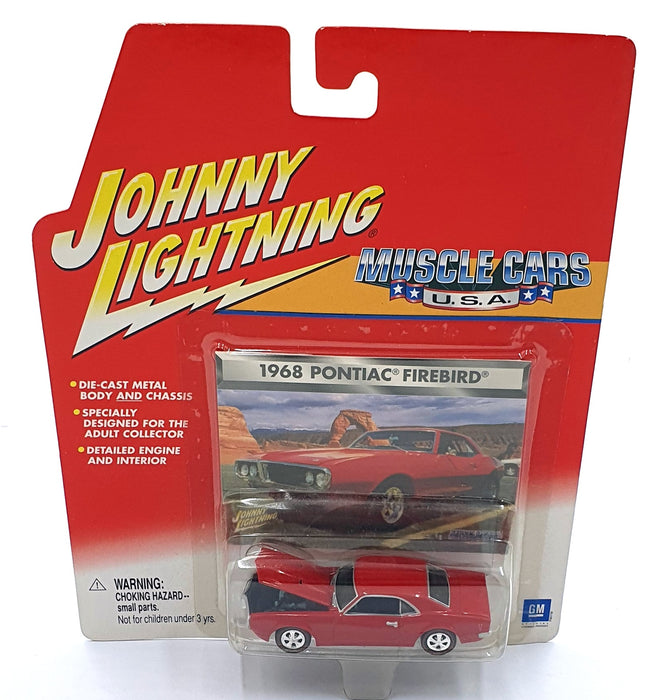 Johnny Lightning 1/64 Scale 204-06 - Muscle Cars 1968 Pontiac Firebird - Red