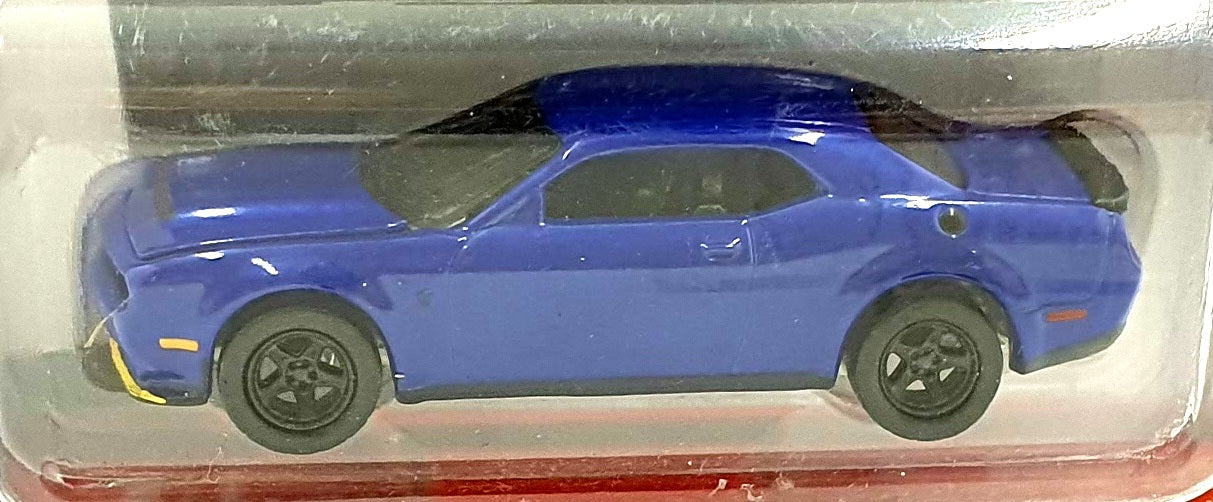 Auto World 1/64 Scale AWSP161 - 2018 Dodge Challenger SRT Demon - Blue