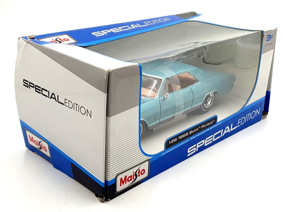 Maisto 1/26 Scale 31214 - 1965 Buick Riviera - Light green