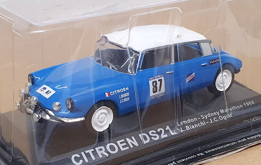 Altaya 1/43 Scale 231025 - Citroen DS21 #87 London-Sydney 1968 Bianchi/Ogier