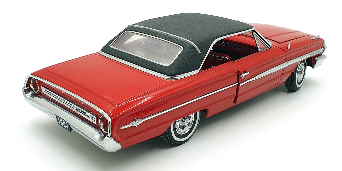 Sun Star 1/18 Scale Diecast 12226H - 1964 Ford Galaxie 500 - Red/Black