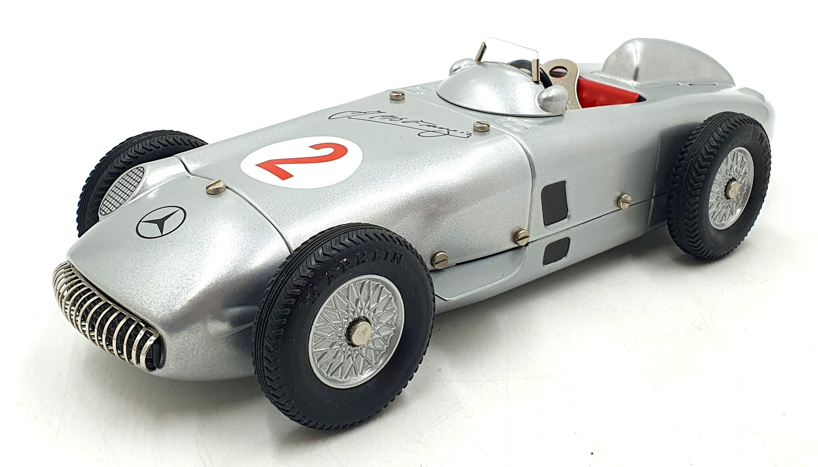 Marklin Tinplate Clockwork 81104 - Mercedes Benz W 196 #2 - Silver