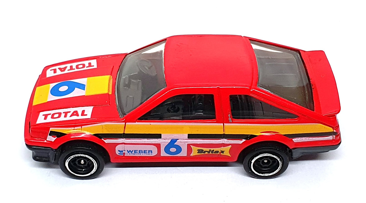 Corgi 10cm Long Diecast 105 - Toyota Corolla 1600 Race Car #6 - Red