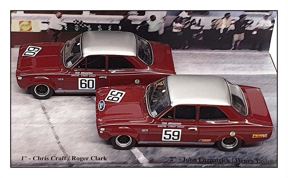 Trofeu 1/43 Scale TRAme01 Ford Escort Mk1 1300 GT 6h Class Winners N'gring 1968