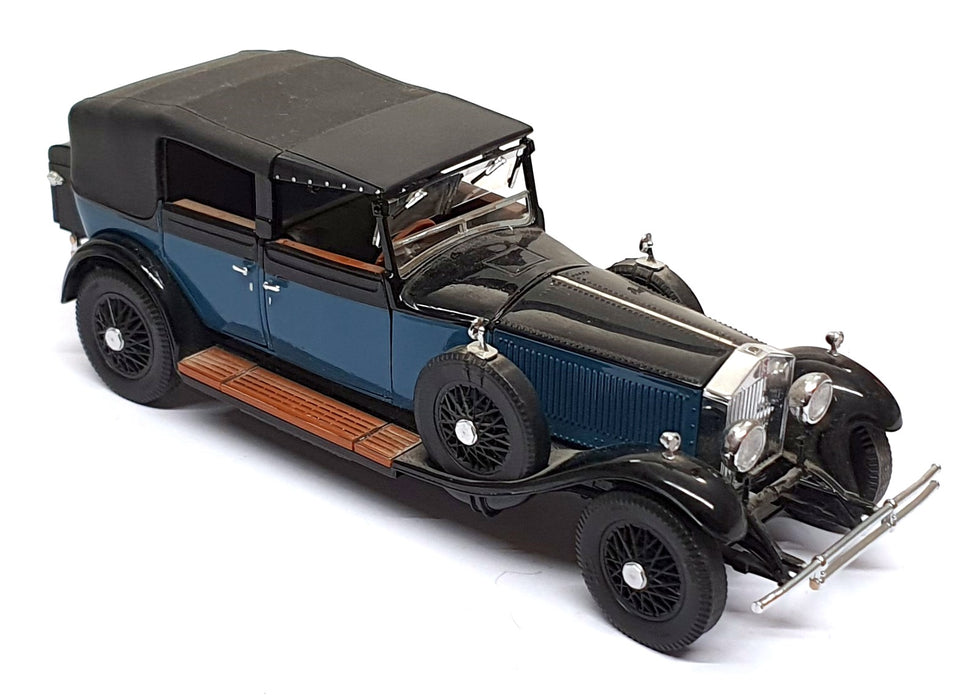 Franklin Mint 1/24 Scale 150326M - 1929 Rolls Royce Phantom 1 - Black/Blue