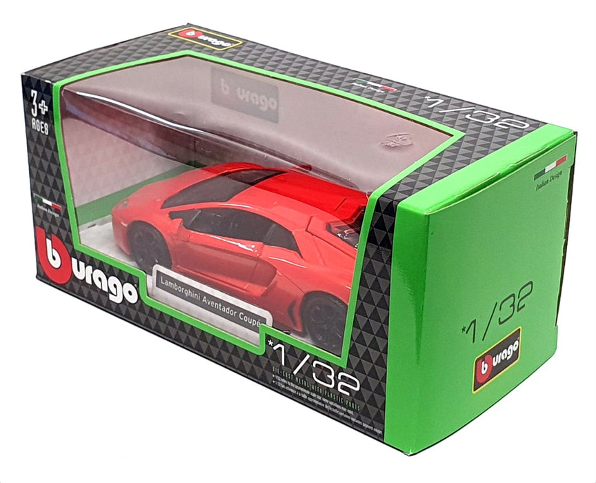 Burago 1/32 Scale 18-43062 - Lamborghini Aventador Coupe - Red