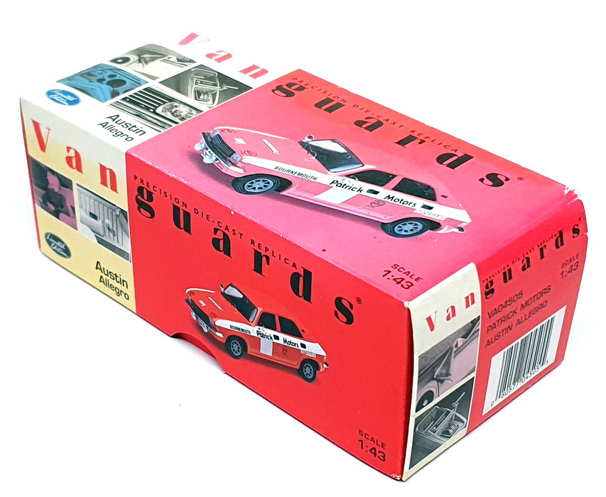 Vanguards 1/43 Scale VA04505 - Austin Allegro Patrick Motors - Red