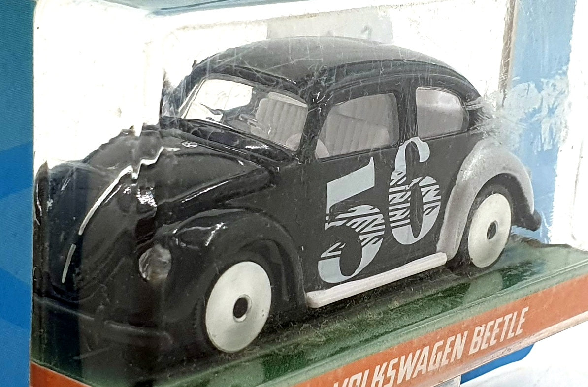 Jada Toys 1/64 Scale 100426L - Volkswagen Beetle #56 - Black