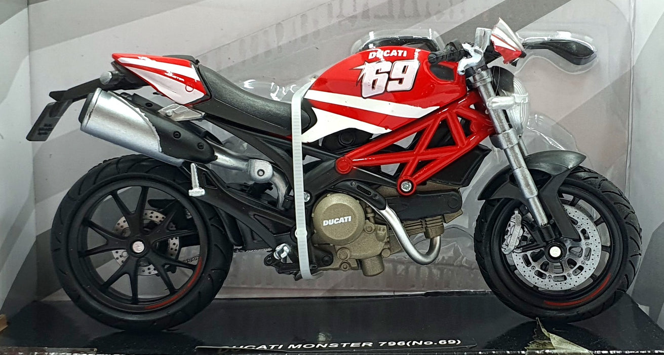 NewRay 1/12 Scale 57523R - Ducati #69 Motorbike