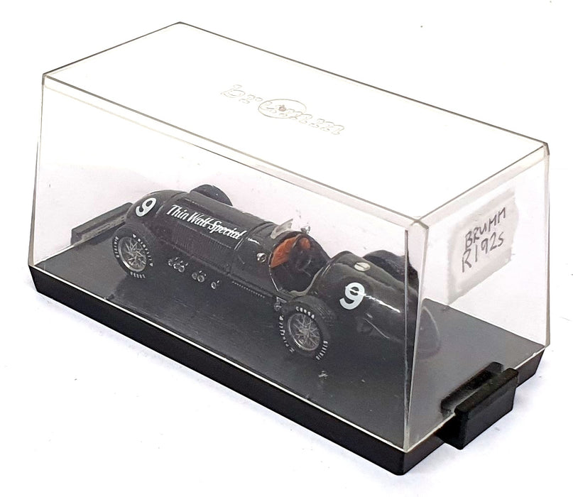 Brumm Models 1/43 Scale R192s - 1951 Ferrari 375 F1 Black #9