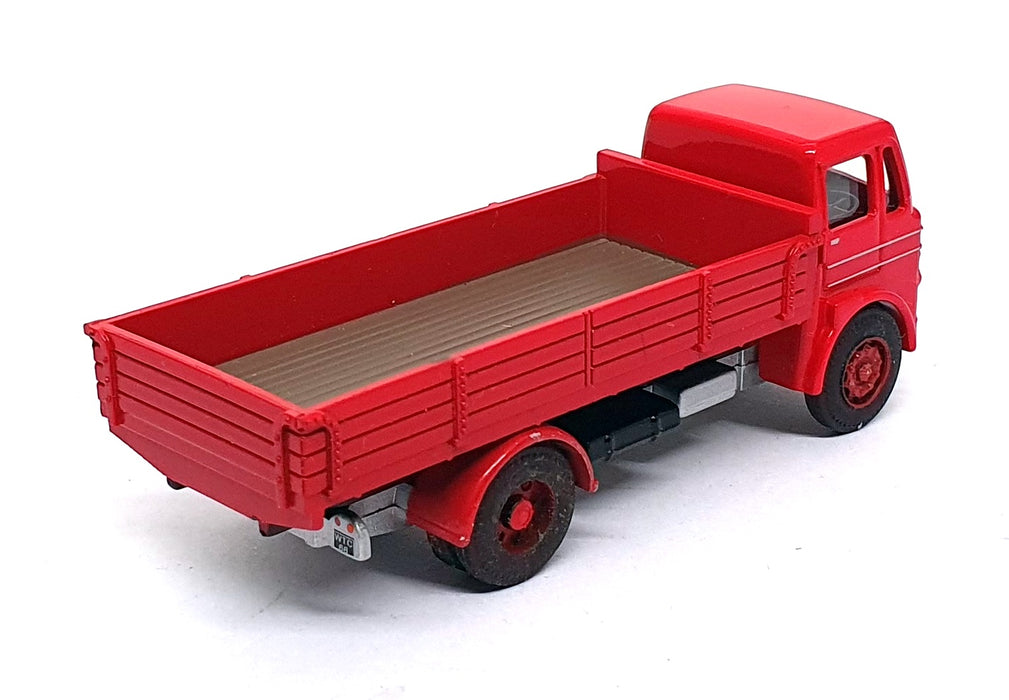 Base Toys 1/76 Scale MS-01R - Leyland Beaver Dropside Truck - Red