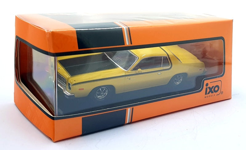 Ixo Models 1/43 Scale CLC541N.22 - 1975 Plymouth Fury Road Runner - Yellow/Black